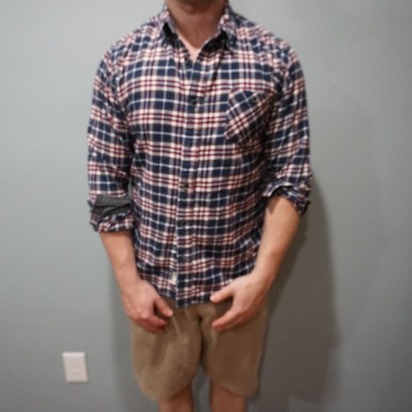 Flannel Striped Button Down - Picture 1 of 1